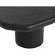 Detti 35.5 X 27.5 inch Matte Black Outdoor Coffee Table